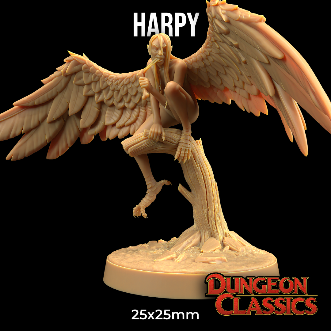 Harpy | PRESUPPORTED | Dungeon Classics